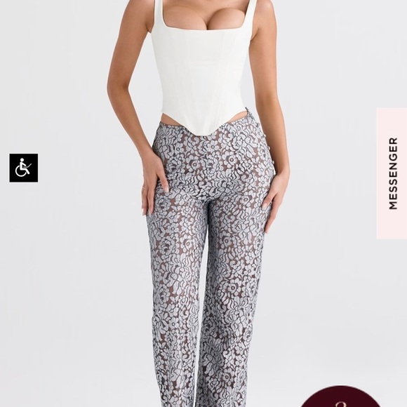 NWOT House of CB Mara Trousers - Picture 3 of 10